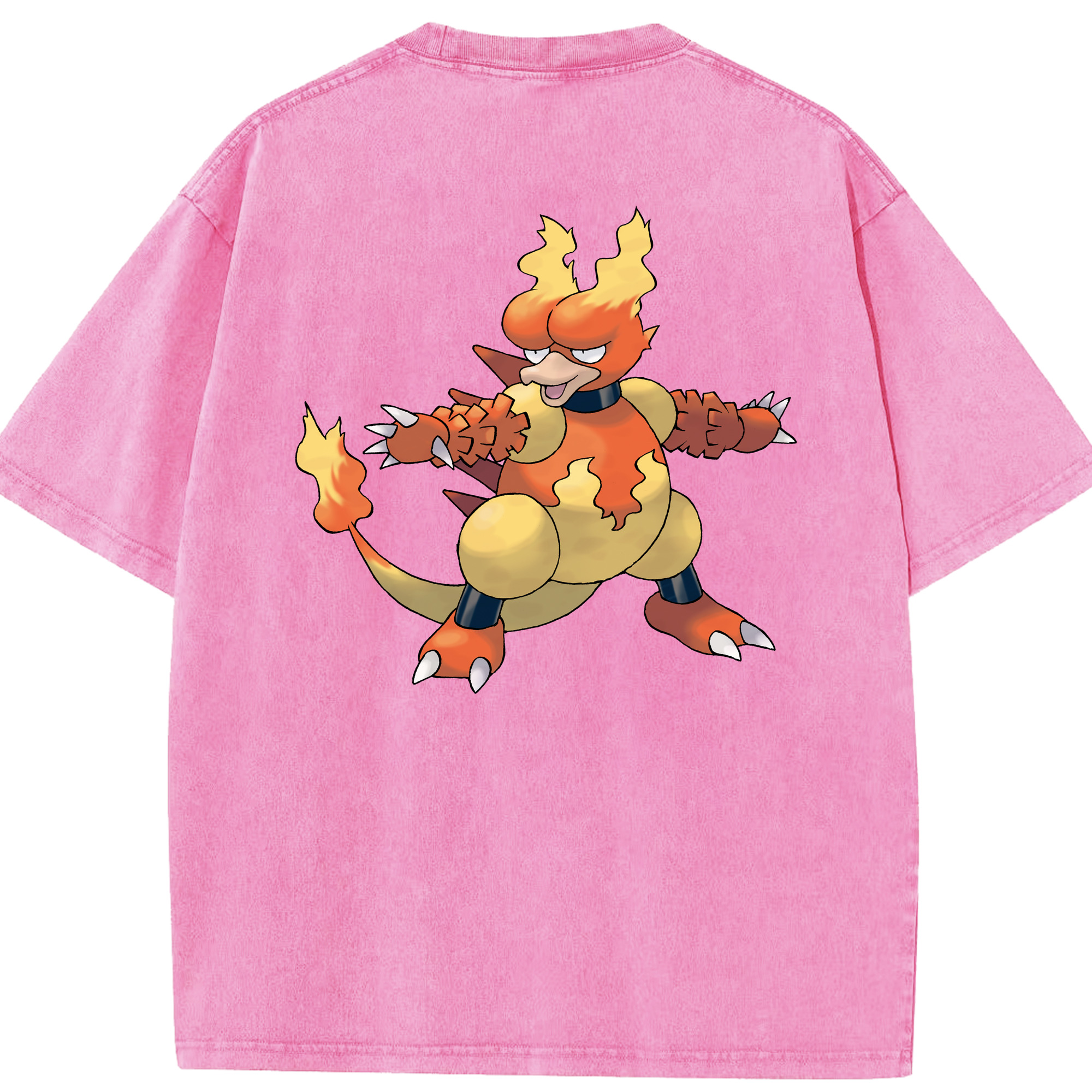 （画像用） ポケットモンスター Pokémon 綿100% ヴィンテージ風 半袖Tシャツ（背面プリント）